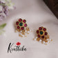 Simple  Floral Jadau Earcuffs | upper earrings | Bugadi Earrings E464