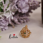 Gorgeous Multi Stone Peacock Finger Ring R45