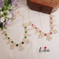 Royal Sparking CZ Charm Necklace Set NC2089 (Available in 2 Colours)