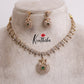 Beautiful Twin CZ Peacock Changeable Necklace NC2154