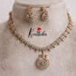 Beautiful Twin CZ Peacock Changeable Necklace NC2154