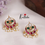 Beautiful Mayuri Chand Earrings Earcuffs | upper earrings | Bugadi Earrings E454