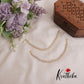 Beautiful CZ Sparkling Floral Ear Chains EC104