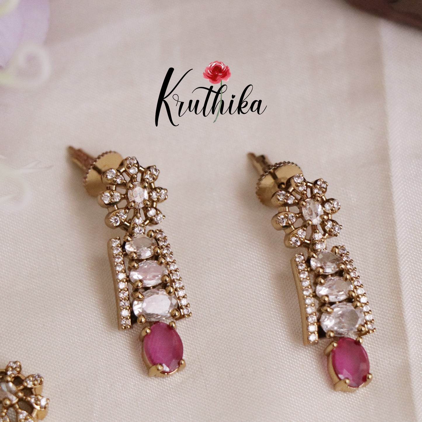 Gorgeous Floral Kundan Contemporary Necklace Set NC2107 (Available in 6 Colours)
