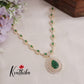 Gorgeous Sparkling CZ Raindrop Pendant Necklace NC2126  (Available in 3 Colours)