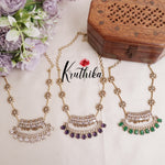 Gorgeous Floral Kundan Contemporary Necklace Set NC2107 (Available in 3 Colours)