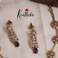 Gorgeous Floral Kundan Contemporary Necklace Set NC2107 (Available in 6 Colours)