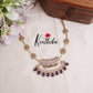 Gorgeous Floral Kundan Contemporary Necklace Set NC2107 (Available in 6 Colours)