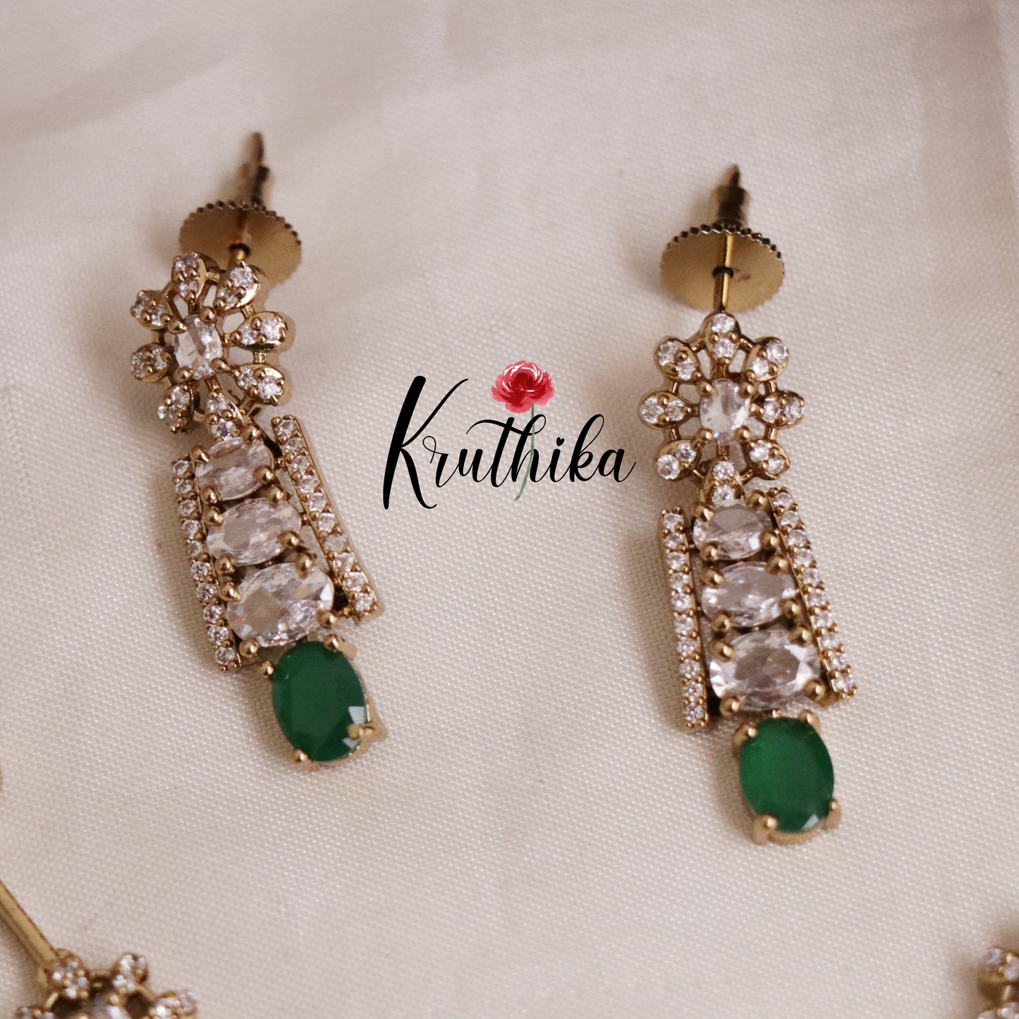 Gorgeous Floral Kundan Contemporary Necklace Set NC2107 (Available in 6 Colours)