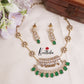 Gorgeous Floral Kundan Contemporary Necklace Set NC2107 (Available in 6 Colours)