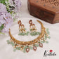 Beautiful Antique Kemp Mango Pendant with Pastel Green Drops NC2119