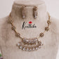 Gorgeous Floral Kundan Contemporary Necklace Set NC2107 (Available in 6 Colours)