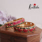 Trendy Lotus Charm Bangles B212