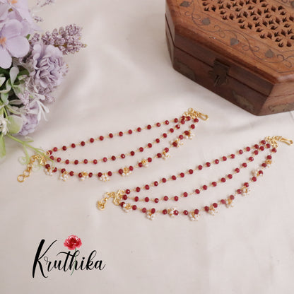 Simple Three Layer Earchains EC101 (Available in 2 Colours)