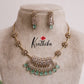 Gorgeous Floral Kundan Contemporary Necklace Set NC2107 (Available in 6 Colours)