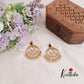 Trendy Pearl Cascade Chandbali Earring E462 (Available in 4 Colours)