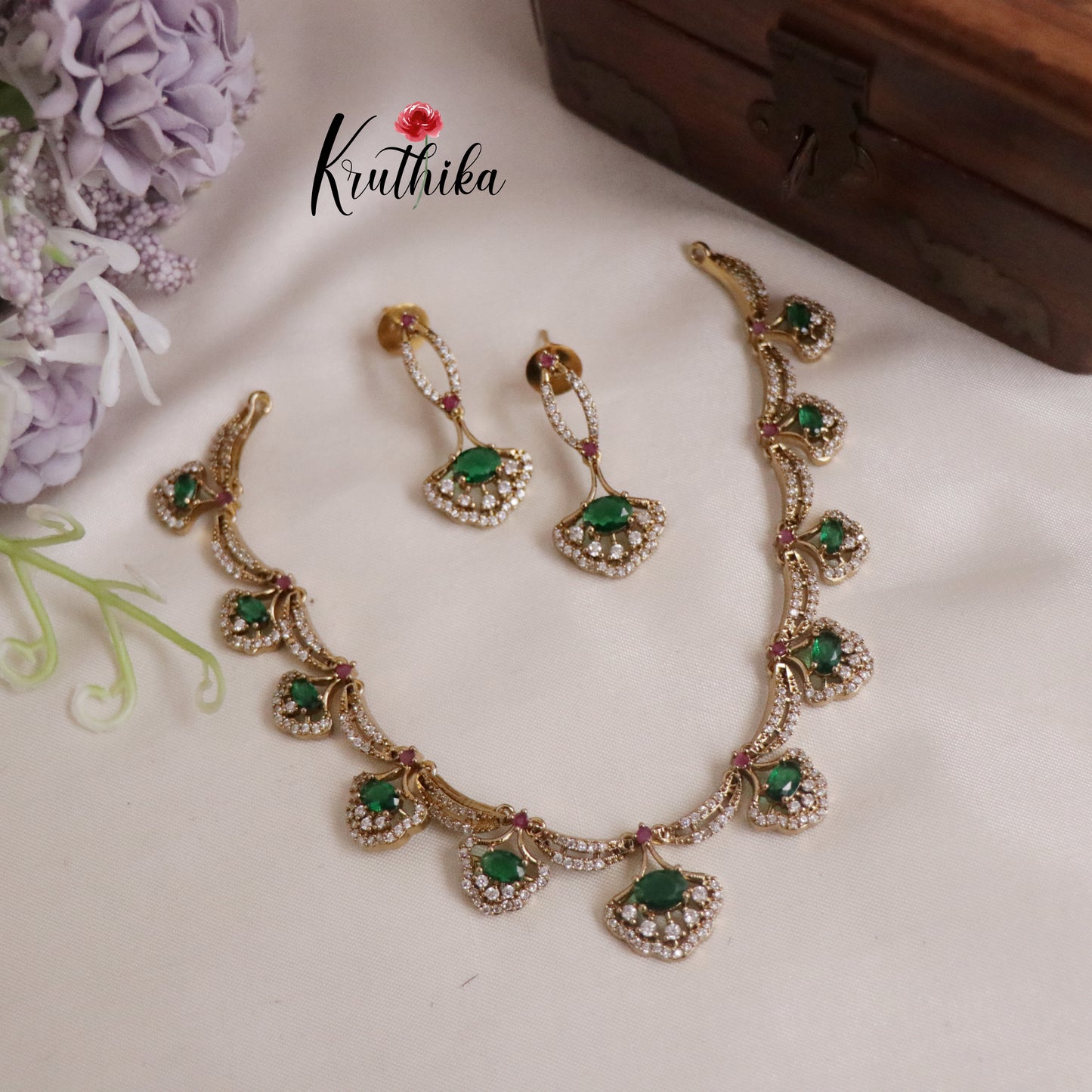 Elegance AD Eden Glow Necklace Set NC2138