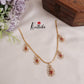 Trendy Twin Tone Sparking AD Necklace Set NC2135 (Available in 2 Colours)