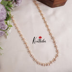 Beautiful CZ Sparking Floral Blossom Long Chain Haaram LH1932