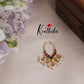 Elegant Jadau Septum Nose Ring- No Piercing Required N37 (Available  in 7 Colours)