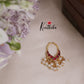 Elegant Jadau Septum Nose Ring- No Piercing Required N37 (Available  in 7 Colours)