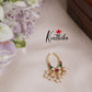 Elegant Jadau Septum Nose Ring- No Piercing Required N37 (Available  in 7 Colours)