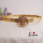 Grand Light Weight Temple Lakshmi Multi Stone Hip Belt V261