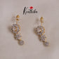 Beautiful Sparkling American Diamond Fringe Design CZ Haaram LH1923