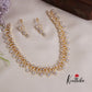 Beautiful Sparkling American Diamond Fringe CZ Necklace NC2136 (Available in 4 Colours)