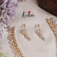Beautiful Sparkling American Diamond Fringe CZ Necklace NC2136 (Available in 4 Colours)