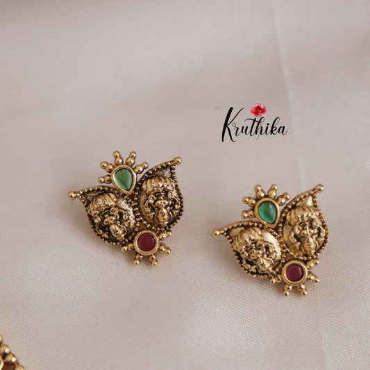 Elegant Antique Lakshmi Kemp Mango Necklace NC2132