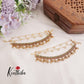 Grand Three Layer Pearl Earchain EC96