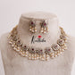Simple Victorian Pearls Hanging Necklace Set NC2182 (Available in 2 Colours)
