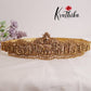 Gorgeous Bridal Antique Traditional Elephant Pallakku Motif Hip Belt with Golden Beads V258