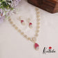 Gorgeous Sparking CZ Floral Design Necklace NC2133 (Available in 3 Colours)