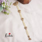 Stunning AD Floral Jhumka Jada Billa With Triple Layered Pearl J280