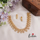Sparkling Peacock Floral Coin Motifs Necklace NC2618