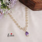 Gorgeous Sparking CZ Floral Design Necklace NC2133 (Available in 3 Colours)