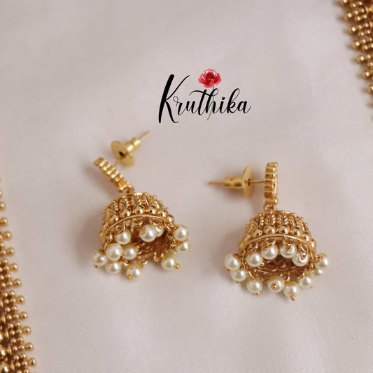 Traditional Gold Replica Long Haaram LH619