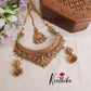 Premium Bridal Jalebi Temple Lakshmi Chocker Set NC2105