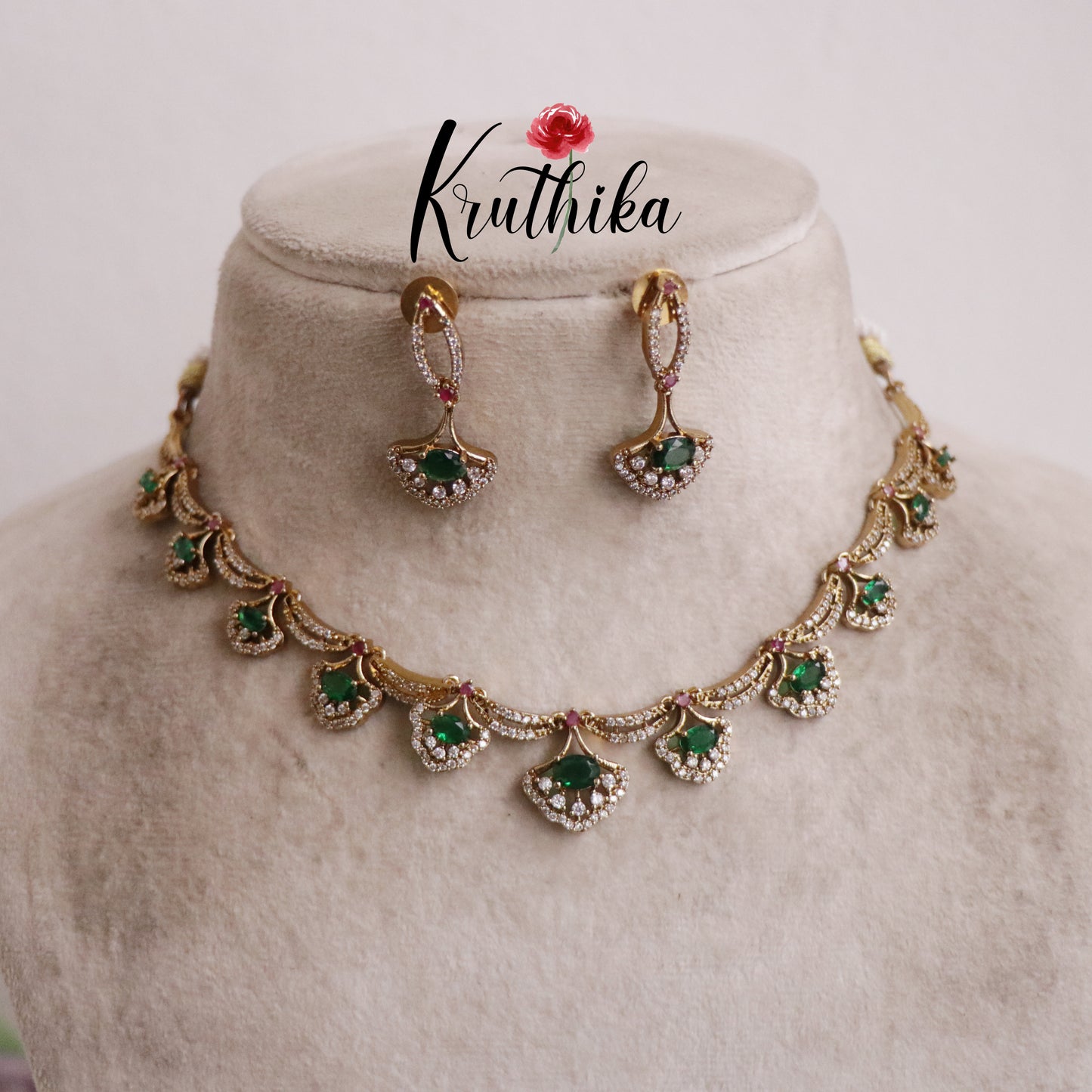 Elegance AD Eden Glow Necklace Set NC2138
