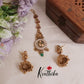 Grand AD Jadau Peacock Temple Lakshmi Bridal Choker Set NC2105