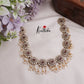 Simple Victorian Pearls Hanging Necklace Set NC2182 (Available in 2 Colours)