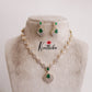 Beautiful Elegant Drop CZ Necklace Set NC2128