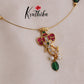 Trendy Ganesha Jadau Pendant Invisible Chain NC2095