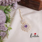 Beauitful CZ Amara Purple Sparkle Maang Tikka MT258