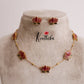 Beautiful Lotus Design Kemp Necklace NC2068