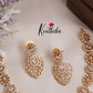 Pretty Sparking CZ Floral Design Necklace Set NC2103