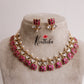 Beautiful Blooming Lotus Kemp Necklace Set NC2074