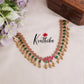 Gorgeous Lotus Design Kundan Jadau Neckalce Set NC2108 (Available in 4 Colours)